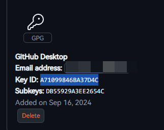 Key ID